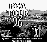 PGA Tour 96 — Title screen