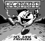 Pac-In-Time — Title screen
