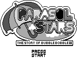 Parasol Stars: Rainbow Islands II — Title screen