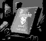 Pinocchio — Title screen