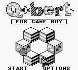 Q*bert — Title screen