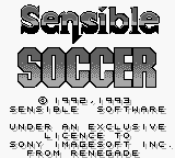 Sensible Soccer : European Champions — Title screen