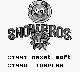 Snow Bros. — Title screen