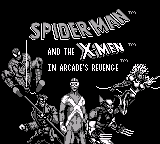 Spider-Man - X-Men - Arcade's Revenge — Title screen