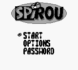 Spirou — Title screen