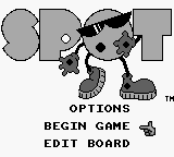 Spot : The Video Game! — Title screen