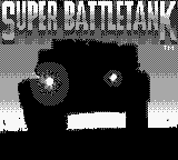 Super Battletank : War in the Gulf — Title screen