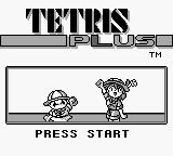 Tetris Plus — Title screen