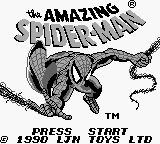 The Amazing Spider-Man — Title screen