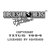 The Blues Brothers : Jukebox Adventure — Title screen