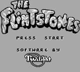 The Flintstones — Title screen