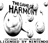 The Game of Harmony — Title screen