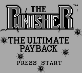 The Punisher : The Ultimate Payback — Title screen