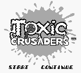 Toxic Crusaders — Title screen