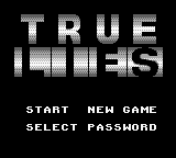 True Lies — Title screen