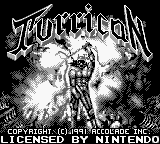 Turrican — Title screen
