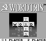 Wordtris — Title screen