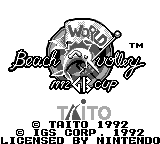 World Beach Volley : 1992 GB Cup — Title screen