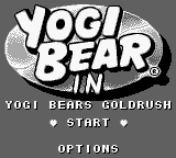 Yogi Bear in Yogi Bear's Goldrush — Title screen