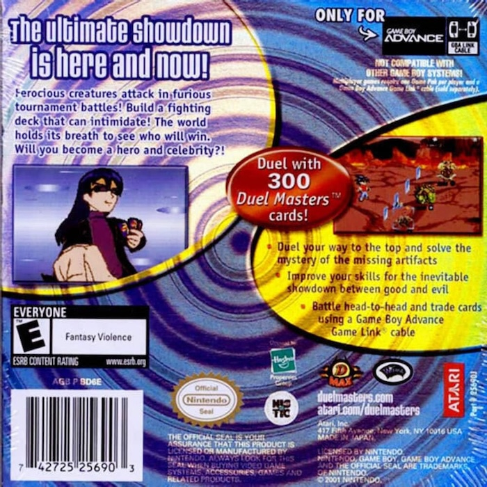 Duel Masters : Kaijudo Showdown — Box back