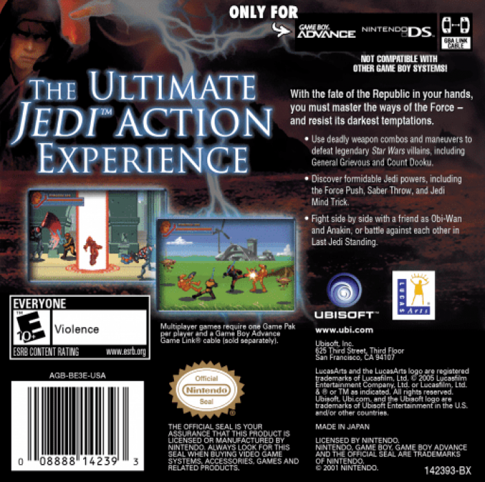 Star Wars : Episode III : Revenge of the Sith — Box back