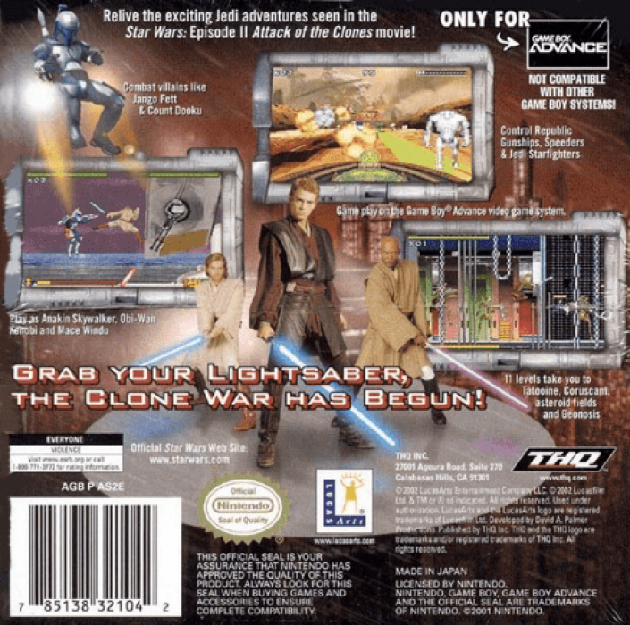 Star Wars : Episode II : Attack of the Clones — Box back