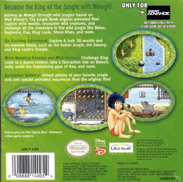 The Jungle Book — Box back