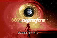 007 : Nightfire — Title screen