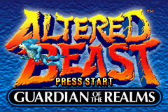Altered Beast : Guardian of the Realms — Title screen