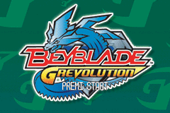 Beyblade : GRevolution — Title screen