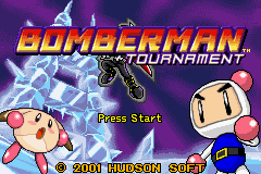 Bomberman Tournament — Title screen