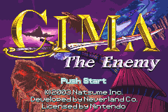 CIMA : The Enemy — Title screen