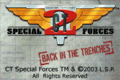 CT Special Forces 2 : Back in the Trenches — Title screen