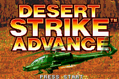Desert Strike Advance — Title screen