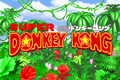 Donkey Kong Country — Title screen