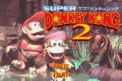 Donkey Kong Country 2 — Title screen