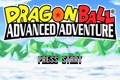 Dragon Ball : Advanced Adventure — Title screen