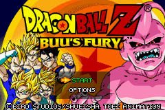 Dragon Ball Z : Buu's Fury — Title screen