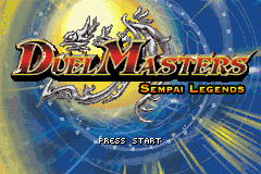Duel Masters : Sempai Legends — Title screen