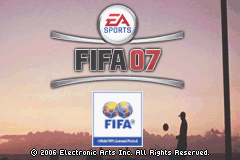 FIFA Soccer 07 — Title screen