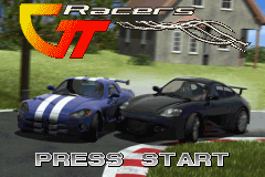 GT Racers — Title screen