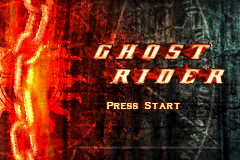 Ghost Rider — Title screen