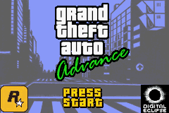 Grand Theft Auto Advance — Title screen
