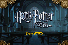 Harry Potter and the Goblet of Fire — Title screen