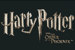 Harry Potter and the Order of the Phoenix — Title screen