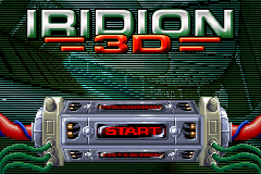Iridion 3D — Title screen