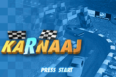 Karnaaj Rally — Title screen