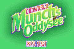 Oddworld : Munch's Oddysee — Title screen