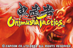 Onimusha Tactics — Title screen