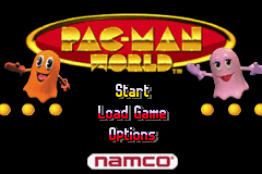Pac-Man World — Title screen